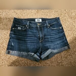 Paige Denim Blue Jean Shorts